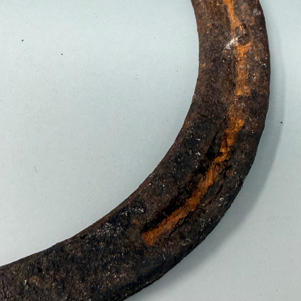Vintage‎ Rusty Iron Horseshoe Antique Western Equestrian Decor Lucky Charm - Picture 2 of 9